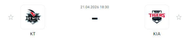 [대한민국 KBO] 2026년04월21일 kt wiz vs KIA 타이거즈 | 스포츠 분석 무료 중계 토친놈