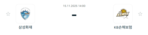 [V-리그 남자부] 2025년11월 14일 삼성화재 블루팡스 배구단 vs KB손해보험 스타즈 배구단 | 스포츠 분석 무료 중계 토친놈