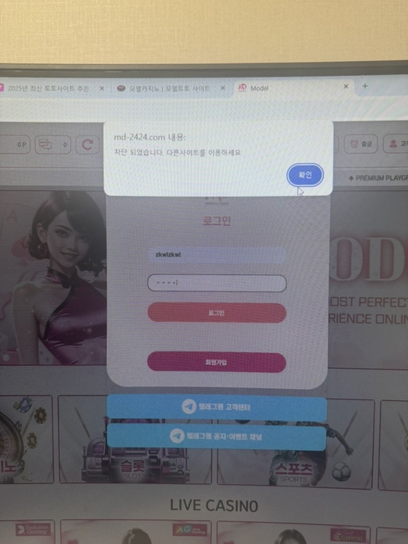 모델카지노 먹튀 후기