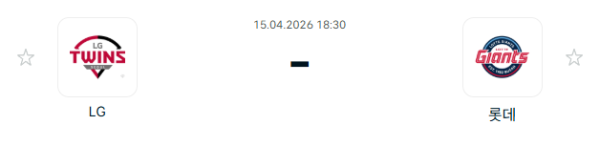 [대한민국 KBO] 2026년04월15일 LG 트윈스 vs 롯데 자이언츠 | 스포츠 분석 무료 중계 토친놈