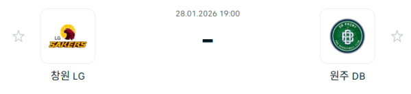 [대한민국 KBL] 1월28일 창원 LG 세이커스 vs 원주 DB 프로미 | 스포츠 분석 무료 중계 토친놈
