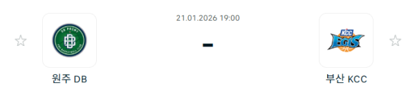 [대한민국 KBL] 1월21일 원주 DB 프로미 vs 부산 KCC 이지스 | 스포츠 분석 무료 중계 토친놈
