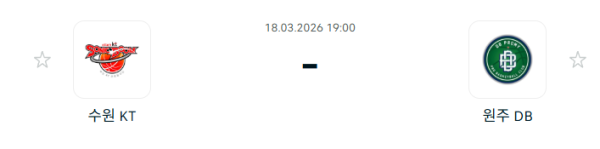 [대한민국 KBL] 3월18일 수원 KT 소닉붐 vs 원주 DB 프로미 | 스포츠 분석 무료 중계 토친놈