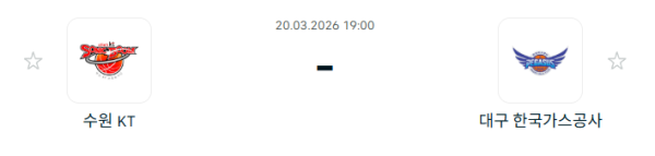 [대한민국 KBL] 3월20일 수원 KT 소닉붐 vs 대구 한국가스공사 | 스포츠 분석 무료 중계 토친놈