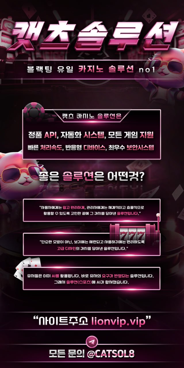 카지노 솔루션 no.1