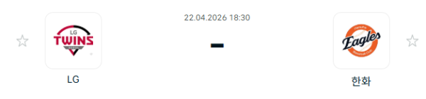 [대한민국 KBO] 2026년04월22일 LG 트윈스 vs 한화 이글스 | 스포츠 분석 무료 중계 토친놈