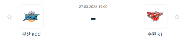 [대한민국 KBL] 3월27일 부산 KCC 이지스 vs 수원 KT 소닉붐 | 스포츠 분석 무료 중계 토친놈