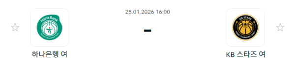 [대한민국 WKBL] 1월25일 부천 하나은행 vs 청주 KB스타즈 | 스포츠 분석 무료 중계 토친놈